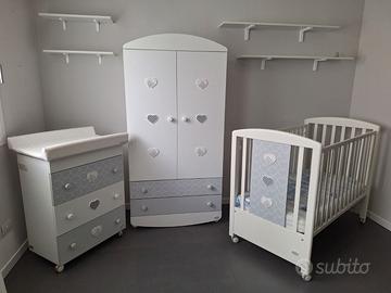 Lettino, armadio e fasciato Foppapedretti "Lovely"