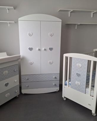 Lettino, armadio e fasciato Foppapedretti "Lovely"