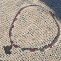 Delicata collana girocollo in argento con Opalite