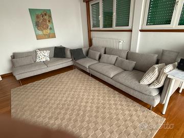 2 divani IKEA Söderhamn grigio (4 posti + 3 posti)