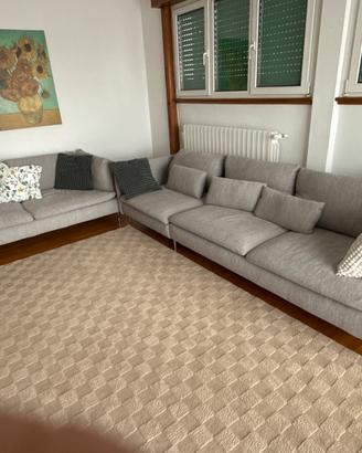 2 divani IKEA Söderhamn grigio (4 posti + 3 posti)