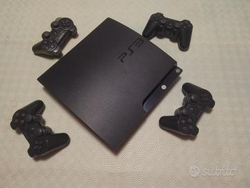 PS3 Slim 120 GB HEN 4 controllers