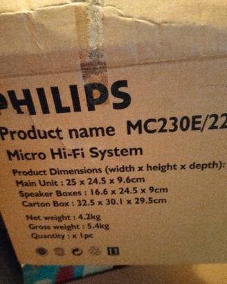 lettore CD hifi philips