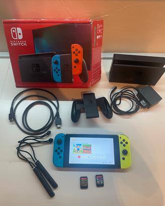 Nintendo Switch con 5 giochi