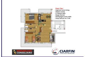 Appartamento di 120 m² con 4 locali a Palermo