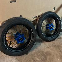 Cerchi Faba motard da 17 gommati per ktm/husqvarna