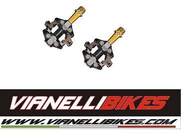 Pedali exustar mtb e-pm222ti titanio 259 gr