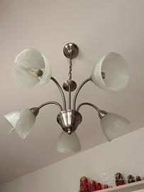 Lampadario in vetro