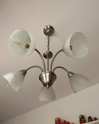 Lampadario in vetro