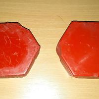 CERA LACCA 2 panetti originali anni 80 quasi 1KG