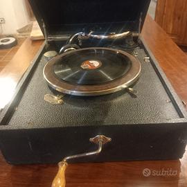 grammofono da viaggio portatile Pathe