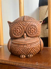 Gufo in terracotta