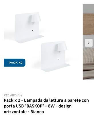 Lampade da lettura con presa USB