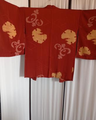 giacca Haori giapponese antico in seta shibori 
