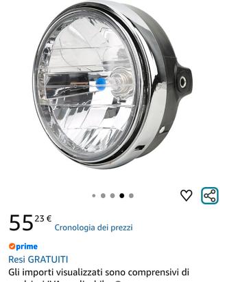 Faro universale per moto