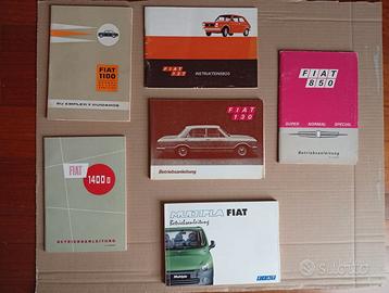 Fiat Libretti Uso Manutenzione Betriebsanleitung