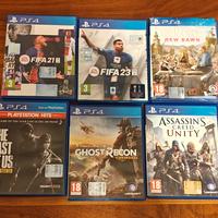 Lotto giochi PS4 – The Last of Us, Far Cry, FIFA, 