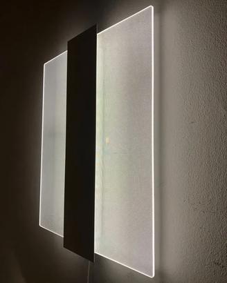 Lampada soffitto Led acrilico trasparente