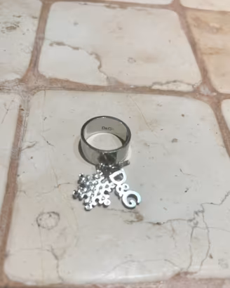 Anello Dolce&Gabbana in acciaio Inox con ciondoli