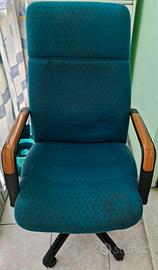 poltrona da scrivania con ruote 