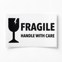 Etichette di spedizione pacchi "Fragile" 10pz