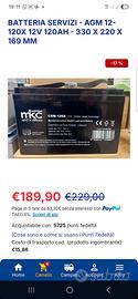 batterie 120 ah agm mai usate