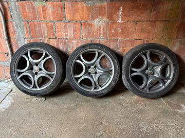 Cerchi in lega 17 originali alfa romeo/lancia/fiat
