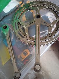 guarnitura bici corsa vintage Gnutti