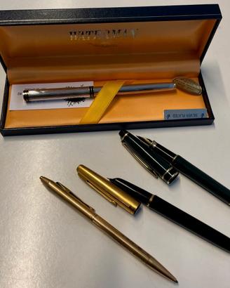 Penne Waterman antiche da collezione