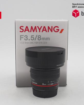 Samyang 8 T3.8 UMC Fisheye CS II (Nikon)