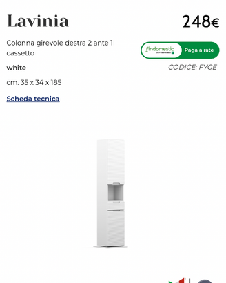 mobile e specchiera Mondo Convenienza