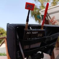 monitor/display 7" + ricevitore 5.8ghz analogico