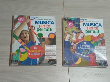 Libri scolastici "Musica per te e per tutti" (A,B)