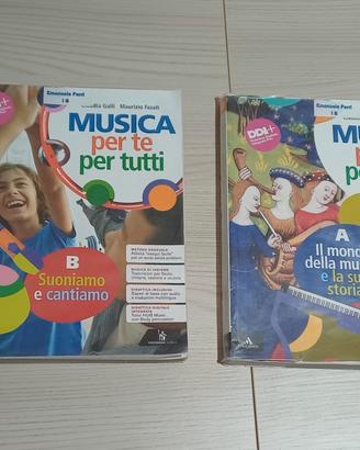 Libri scolastici "Musica per te e per tutti" (A,B)