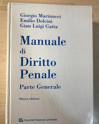 Manuale di diritto penale Marinuccj