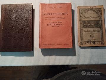 Lotto Libri Scolastici di Storia vintage