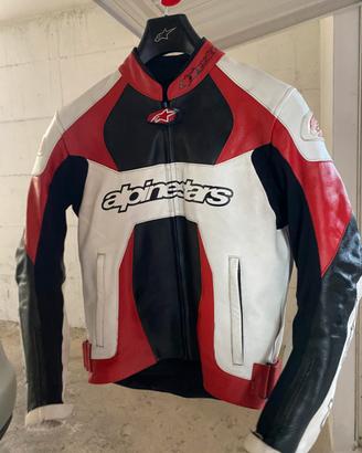 Giubotto moto in pelle Alpinestars