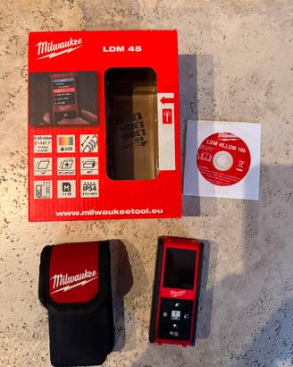 Milwaukee ldm45 distanziometro laser 45 metri