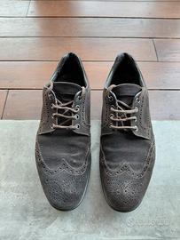 Scarpe casual camoscio marrone Santoni tg 42.