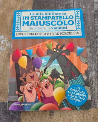 Libriccino Lupo Pera cotta e i tre porcellini 