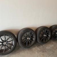 Set completo cerchi in lega da 18+gomme invernali