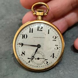 Orologio da tasca Placcato Oro - Anni '10/'20