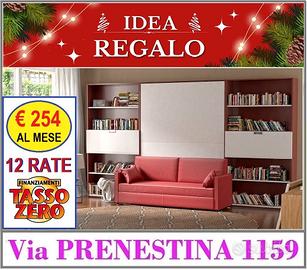 Letto a Scomparsa 2 piazze_12 rate €254 TASSO ZERO