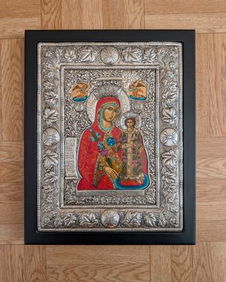 Icona Bizantina Clarté Madonna delle Rose