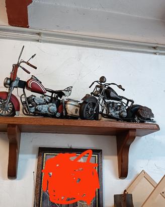 Modellini motociclette Custom in metallo 
