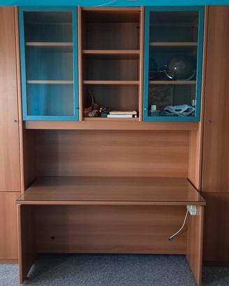 Libreria con scrivania.mobili