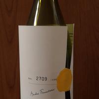 Bottiglia vino vuota numerata da collezione