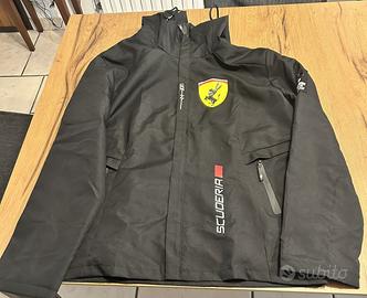 giacca a vento invernale con guanti imbottiti