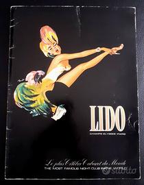 LIDO NIGHT-CLUB PARIS - Programma Sala, 1980