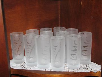 servizio 12 bicchieri AMC